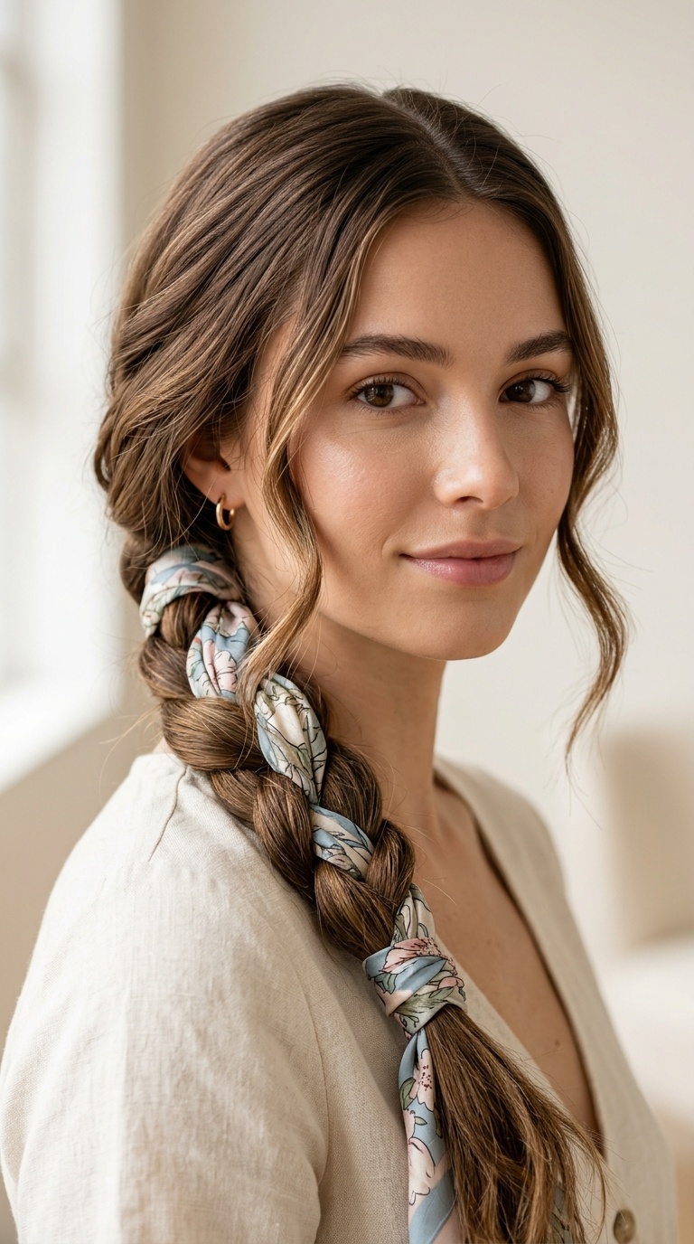 Scarf-Wrapped Braid