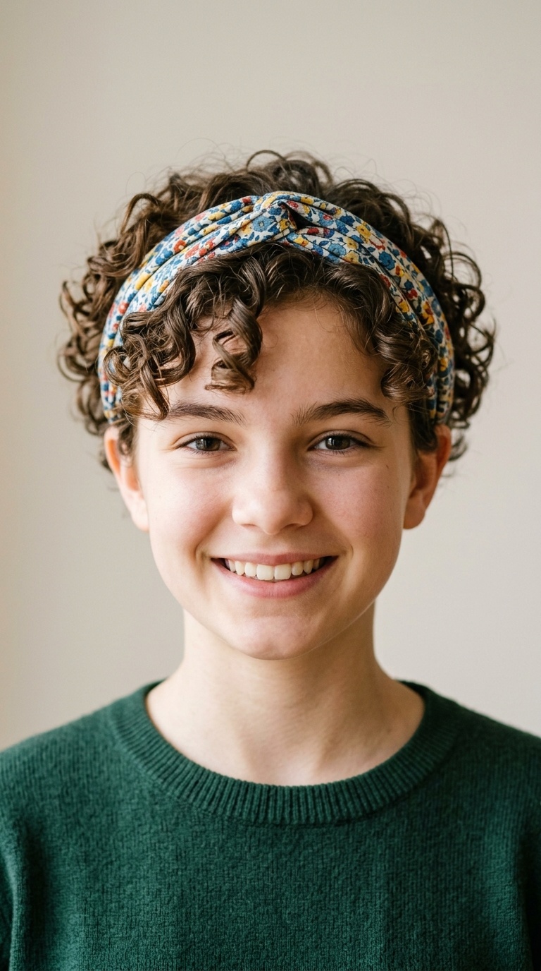Scarf-Wrapped Crown