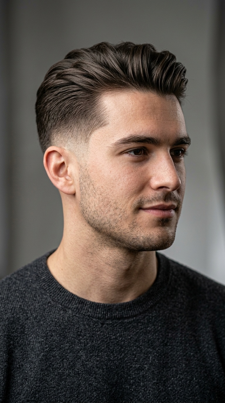 Scissor Fade with Ivy League