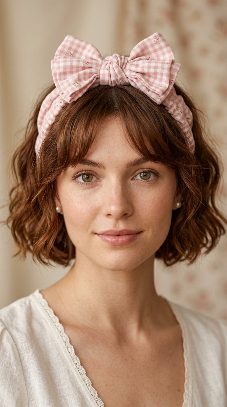 Scrunched Bow Bandana Style
