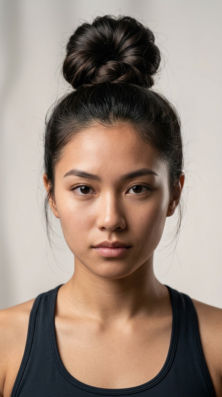 Scrunched High Bun