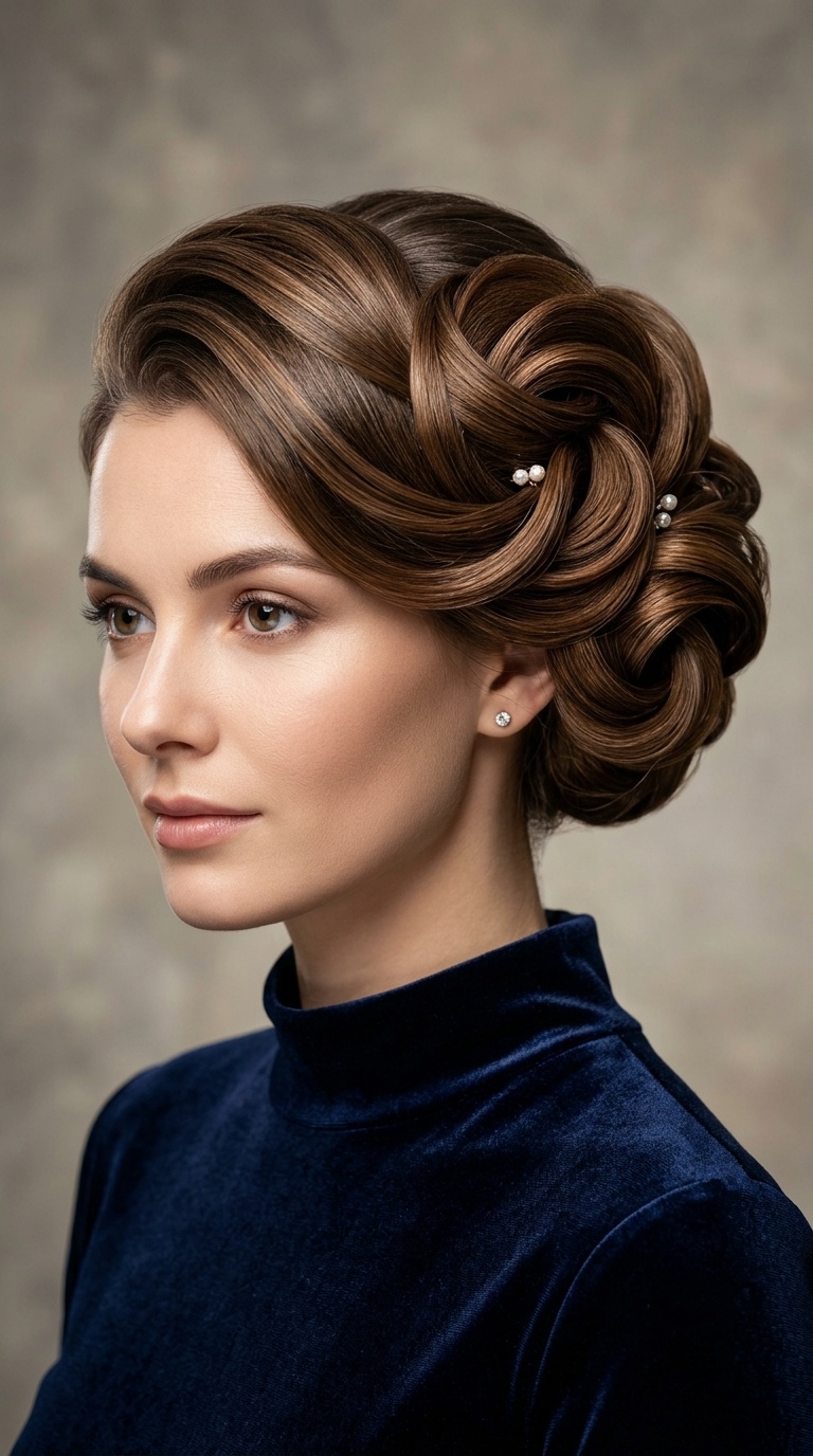 Sculpted Architectural Chignon