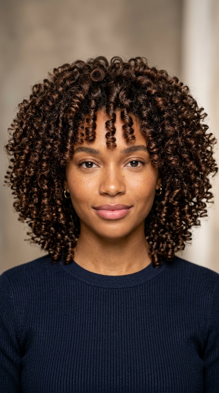 Sculpted Crown Ringlets