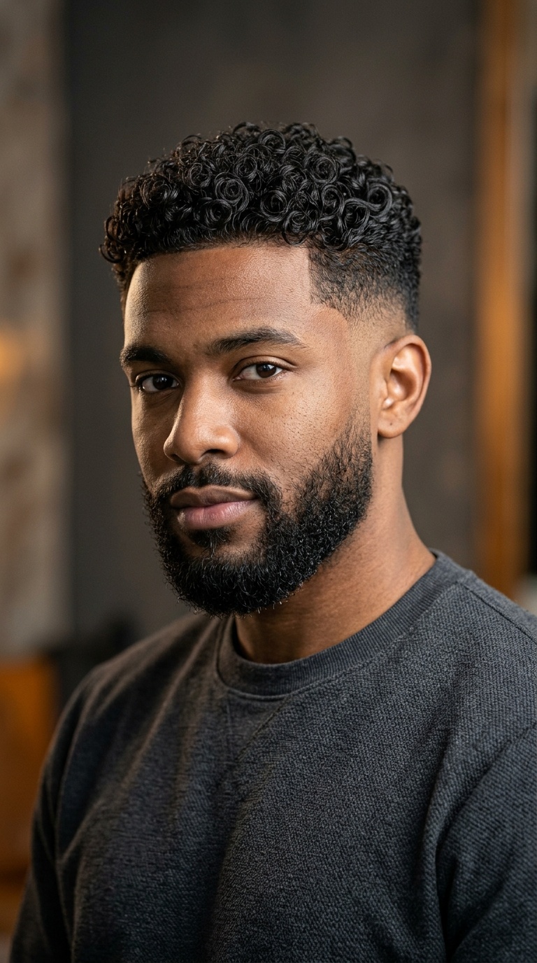 Sculpted Drop Fade for Men