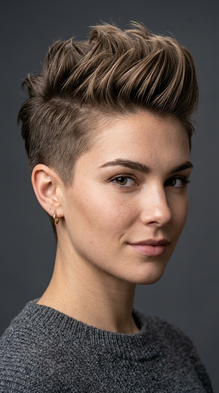 Sculpted Faux Hawk
