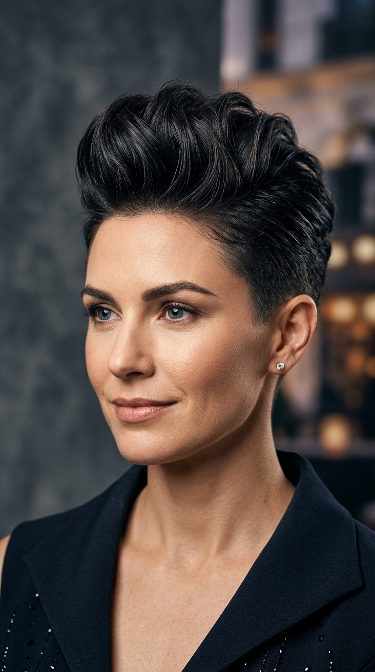 Sculpted Faux Hawk