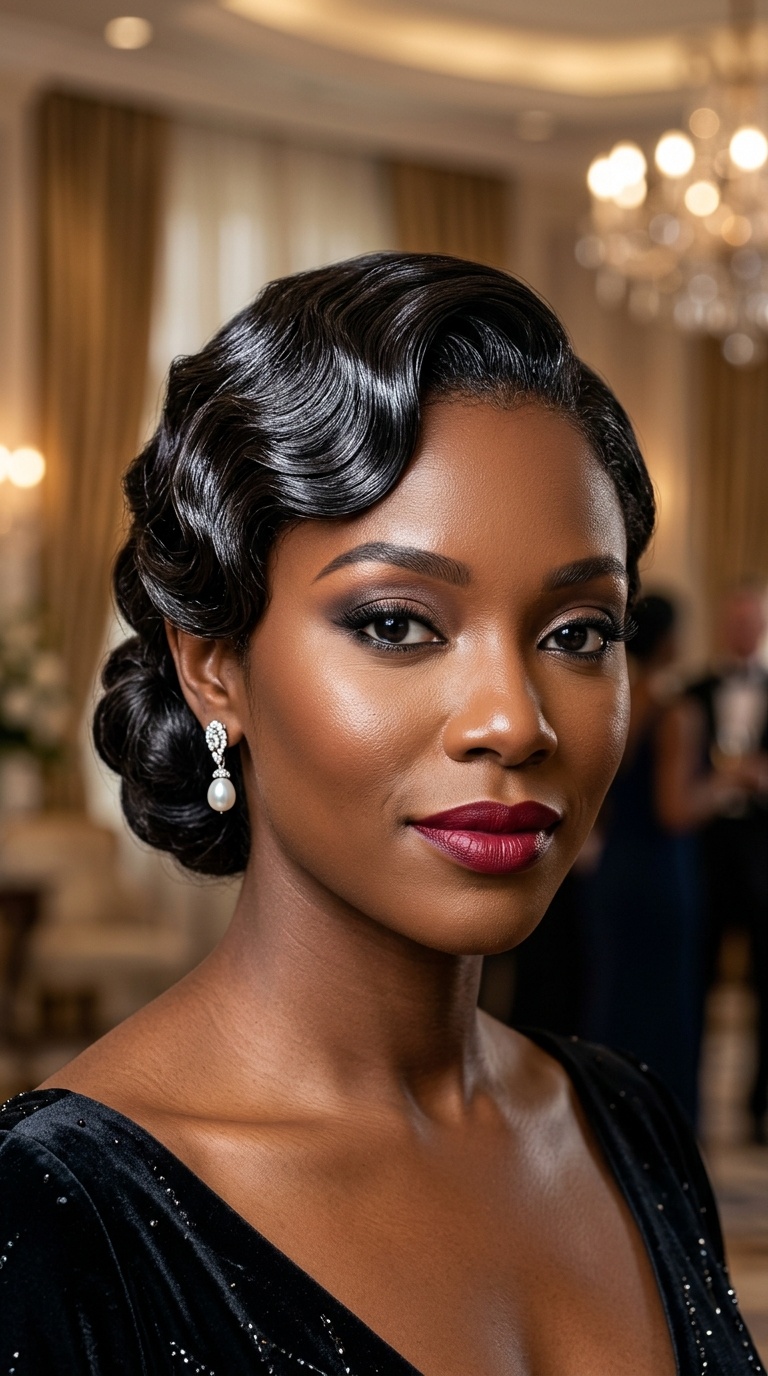 Sculpted Finger Waves