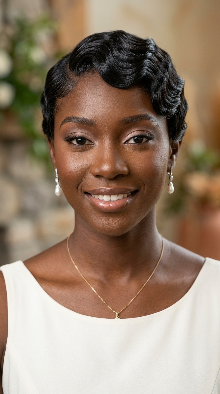 Sculpted Finger Waves