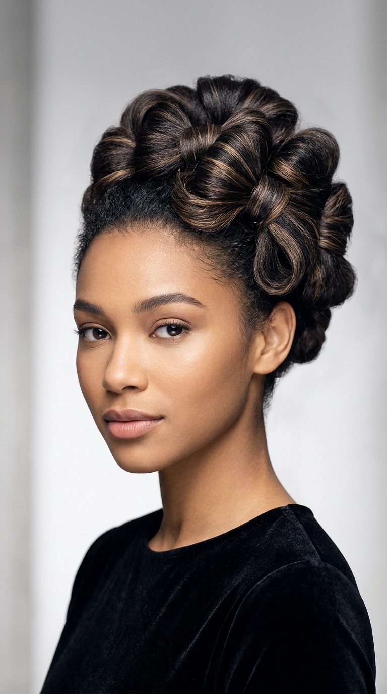 Sculpted Ribbon Updo