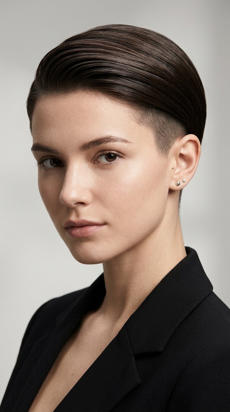 Sculpted Undercut Pixie