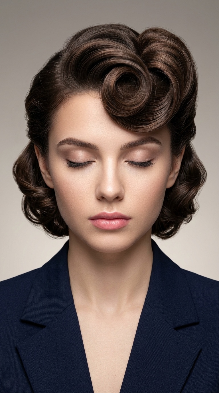 Sculpted Victory Rolls