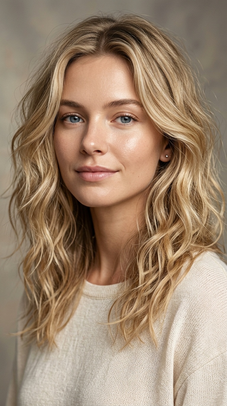 Sea-Salt Textured Shag Waves