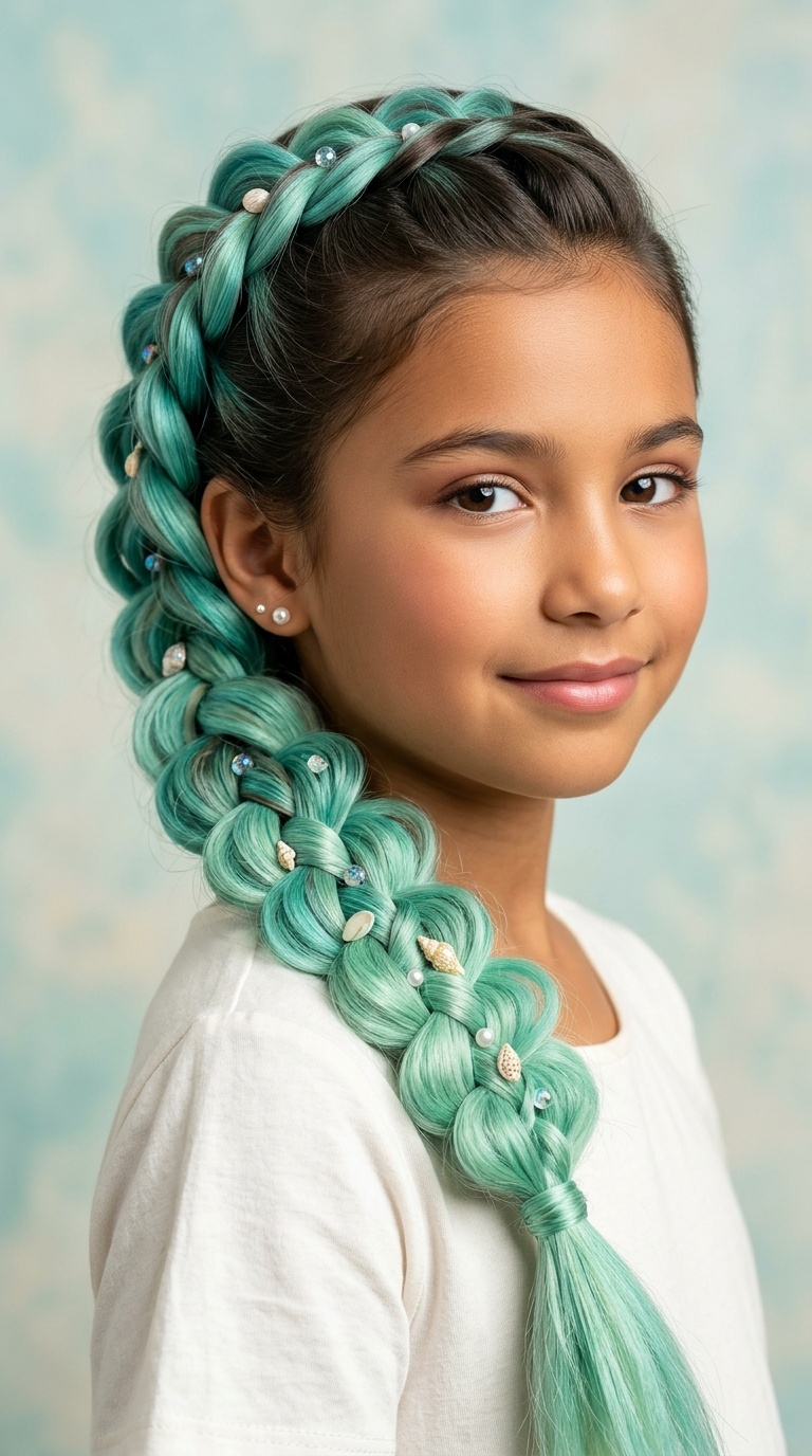 Seafoam Green Ombre Braid