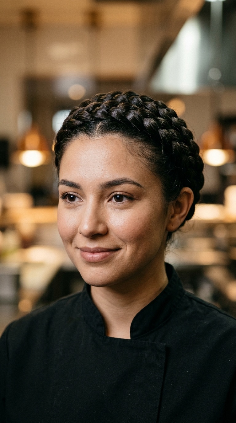 Secured Braided Crown