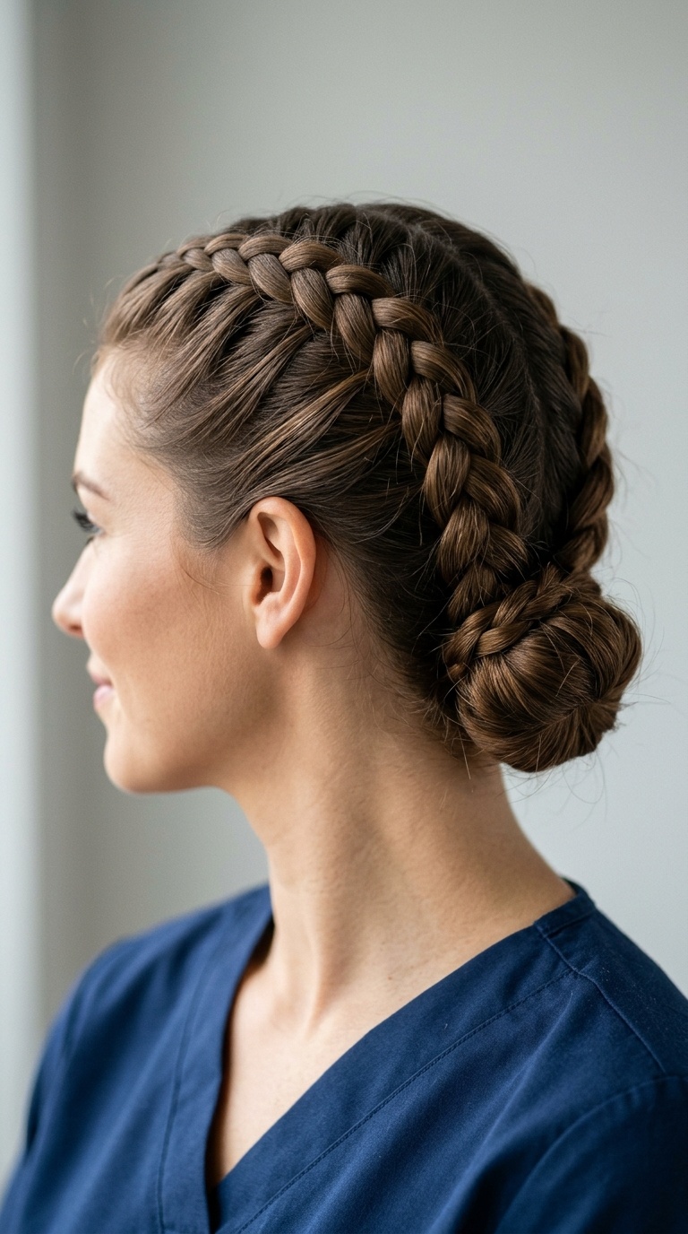 Secured Dutch Braids