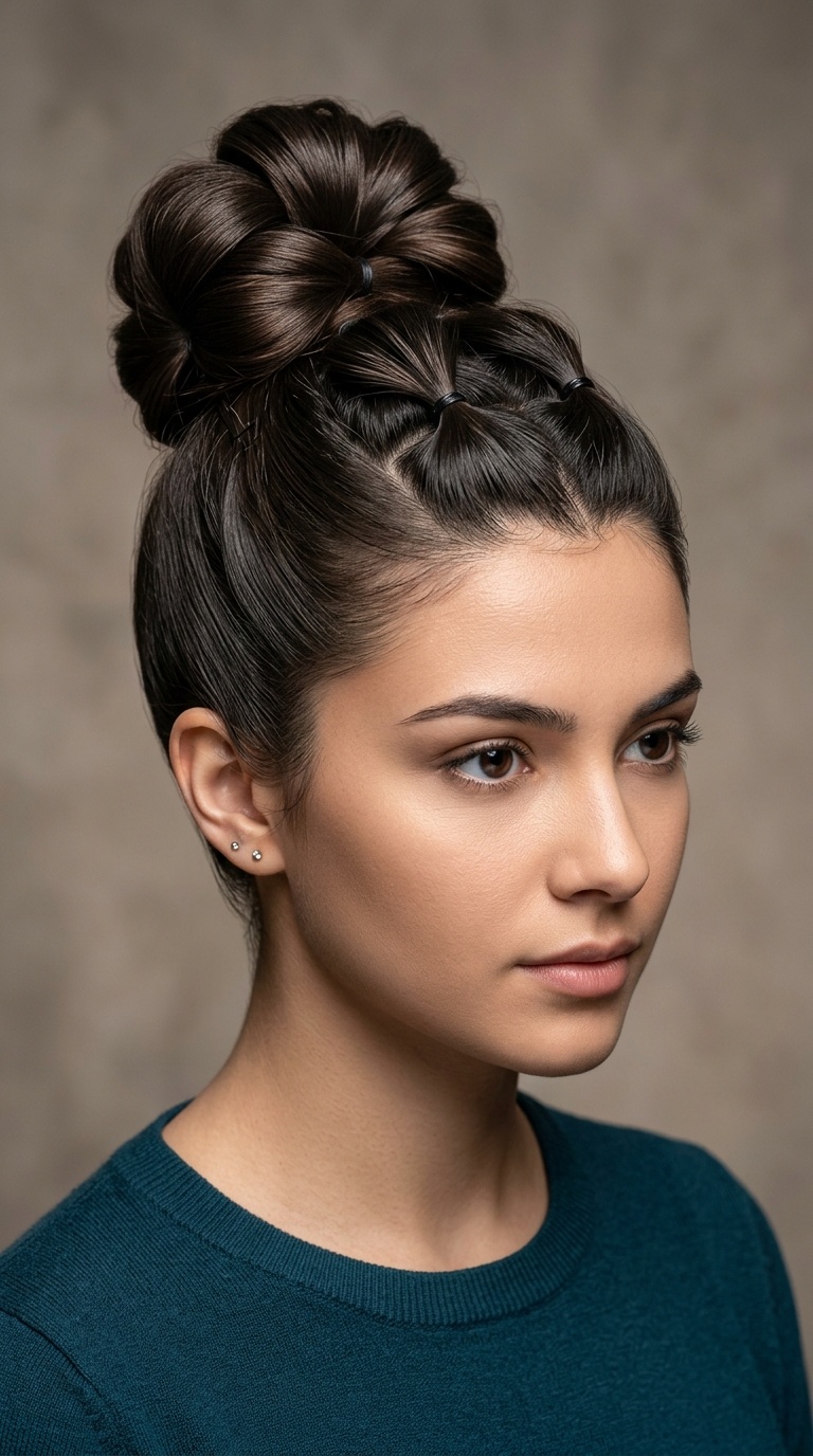 Segmented High Bun