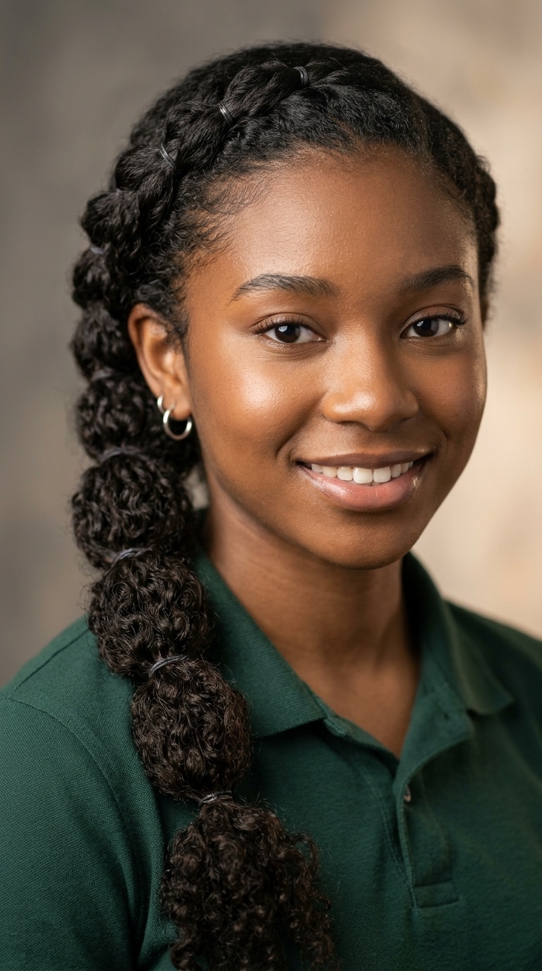 Segmented Side Braid