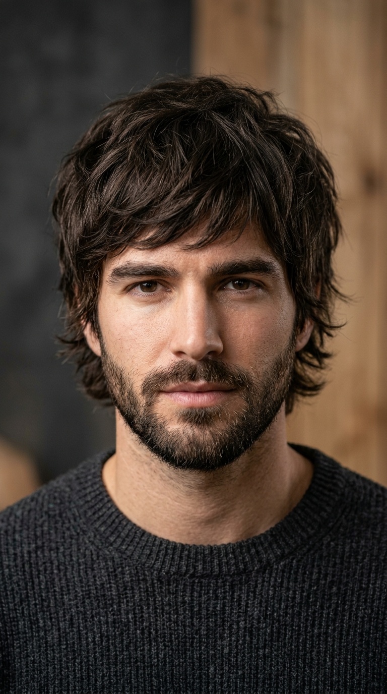 Shag Haircut for Men