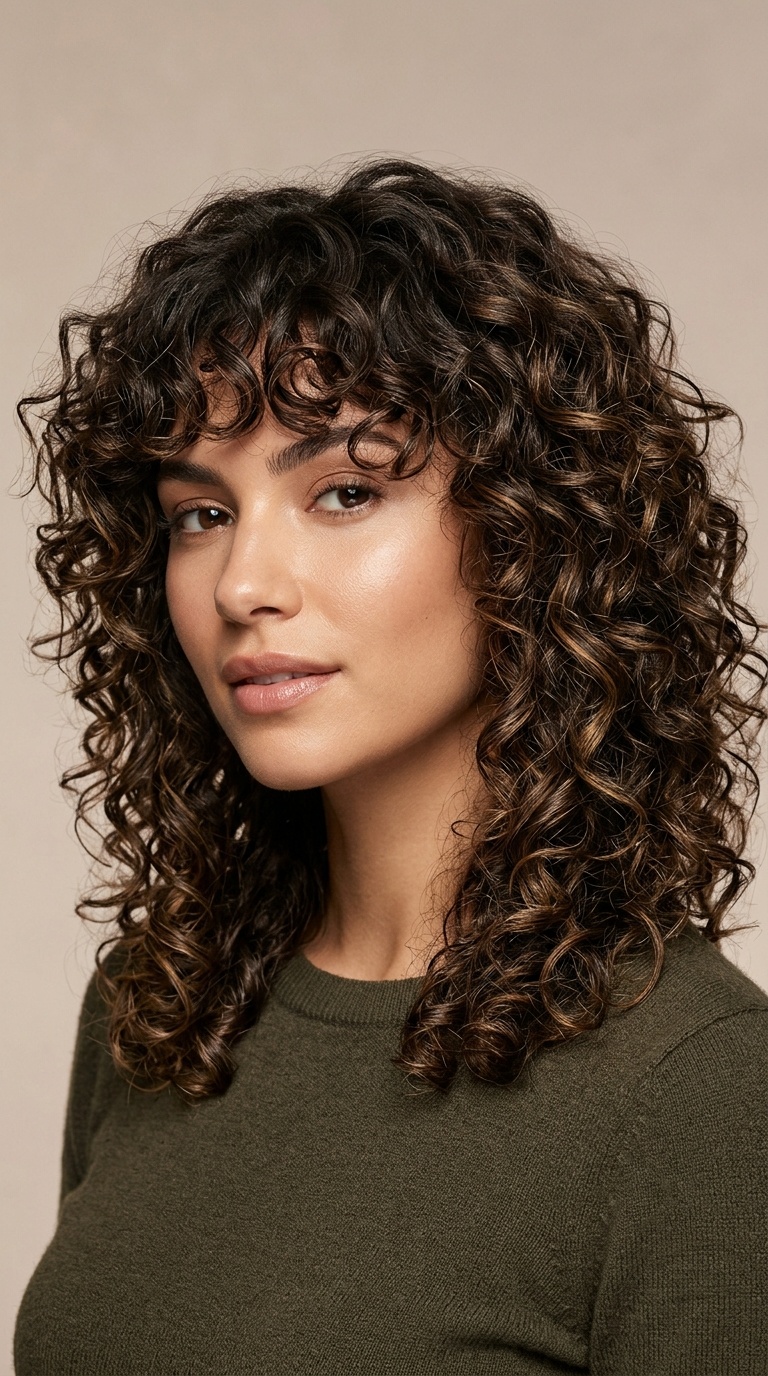 Shag-Inspired Curly Layers