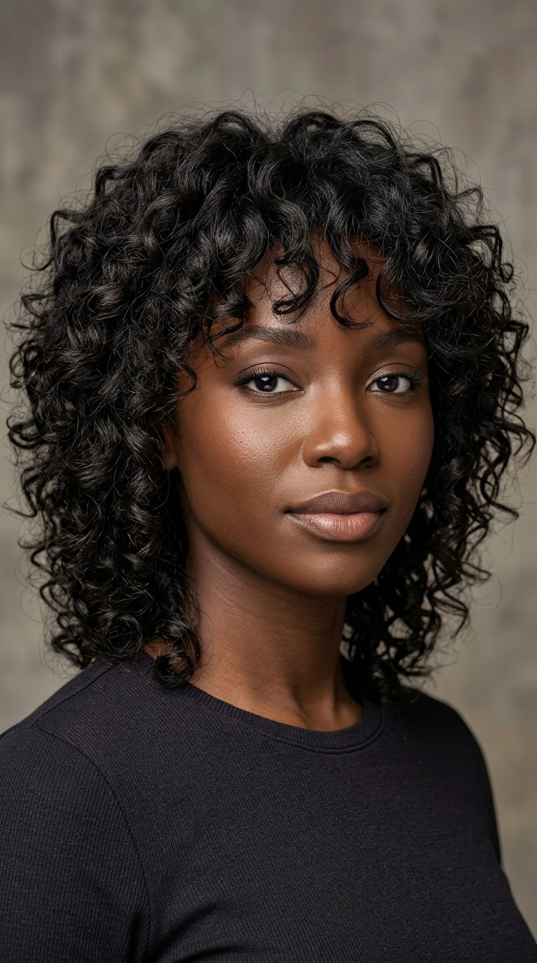 Shag-Inspired Dry Perm