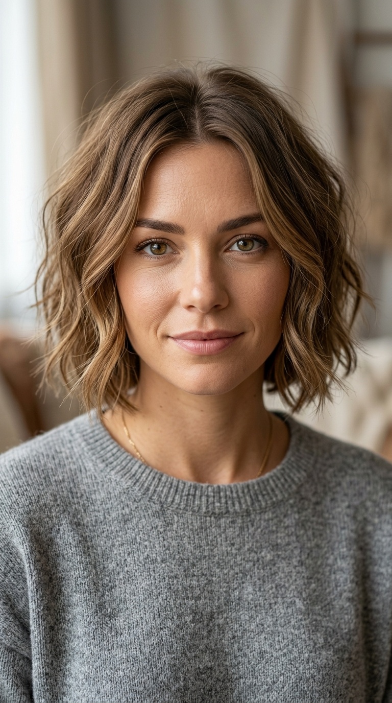 Shaggy Bob with Internal Layers