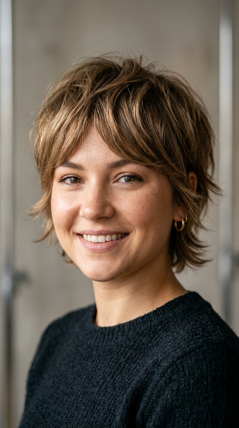 Shaggy Layered Pixie