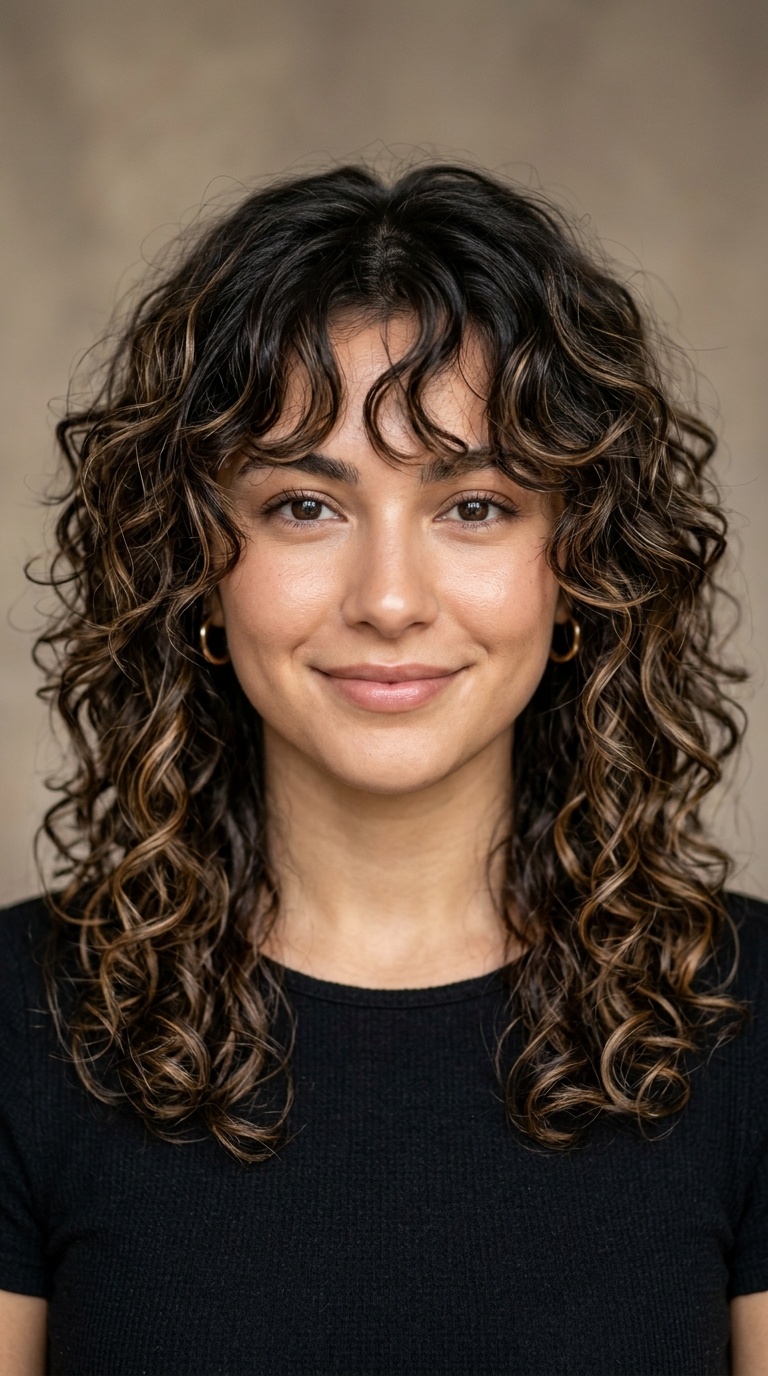 Shaggy Layers with Loose Ringlets