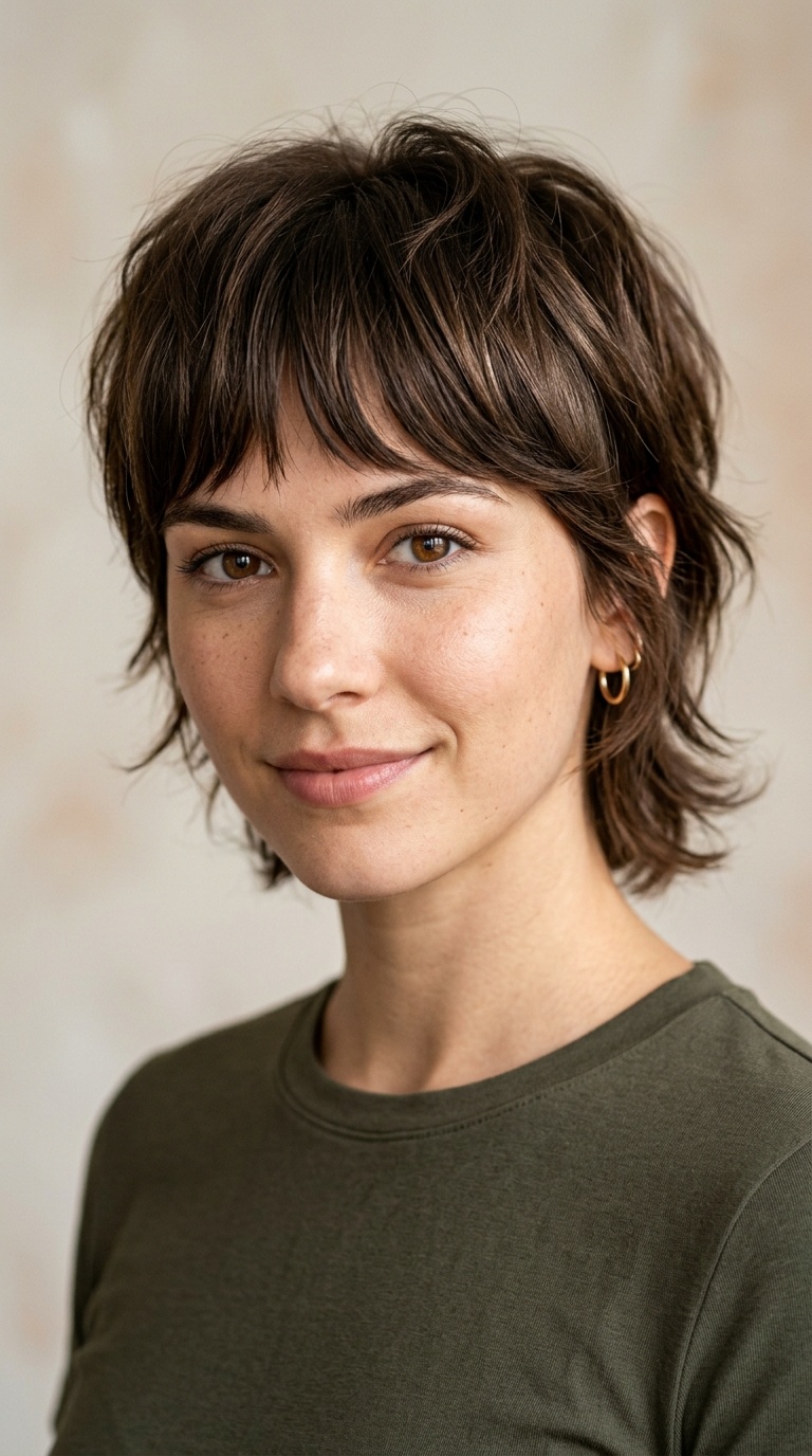 Shaggy Mullet-Inspired Cut