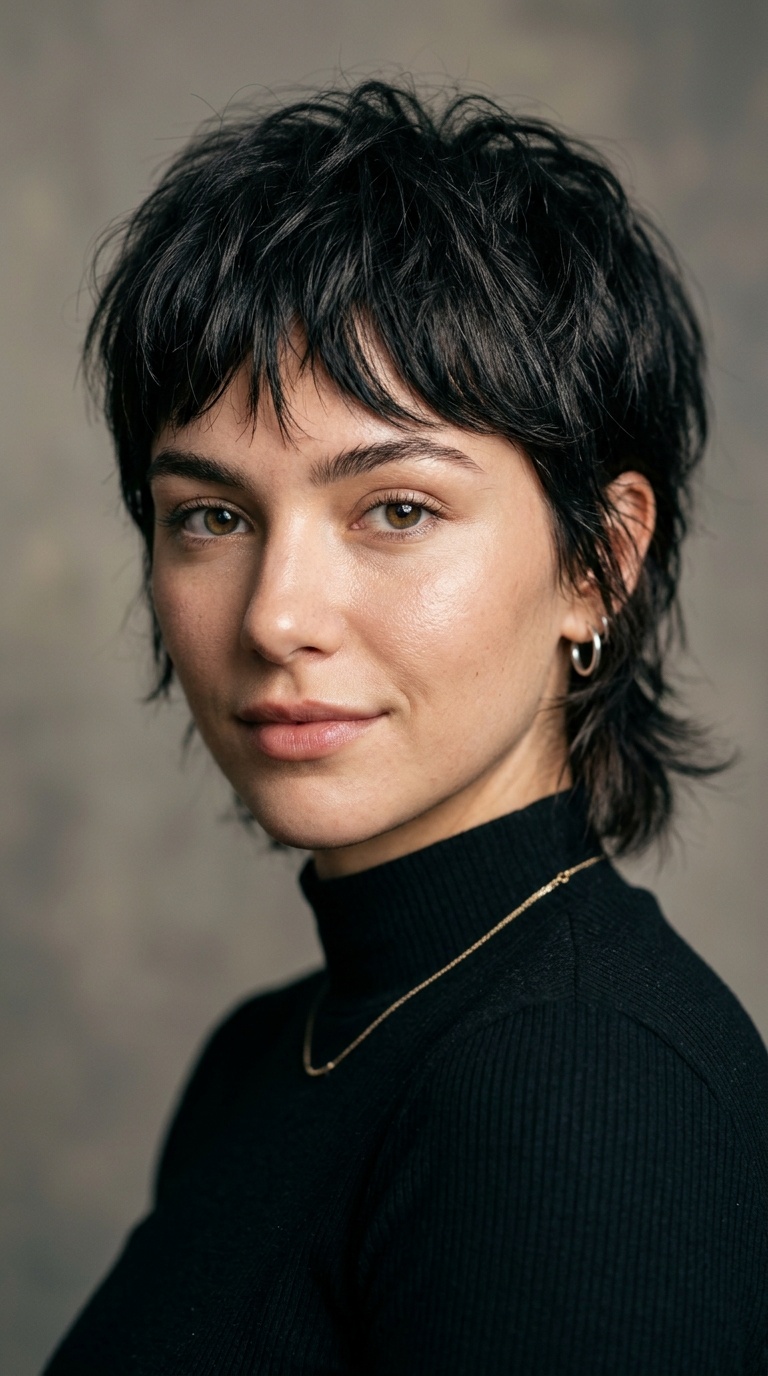 Shaggy Pixie Mullet