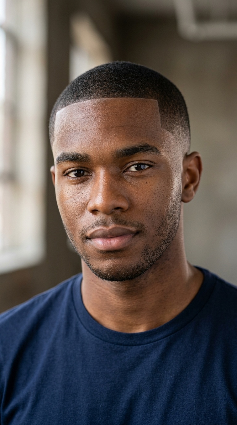 Sharp Buzz Cut with Line-Up