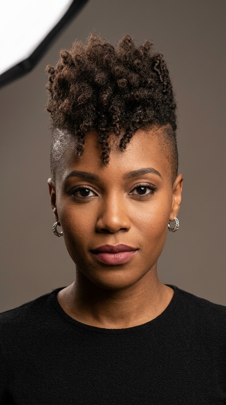 Shaved Side Undercut Frohawk