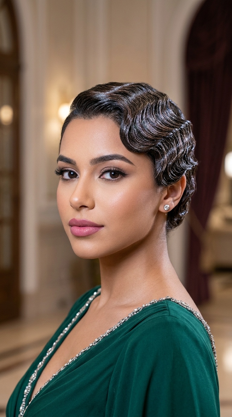 Shimmering Finger Waves