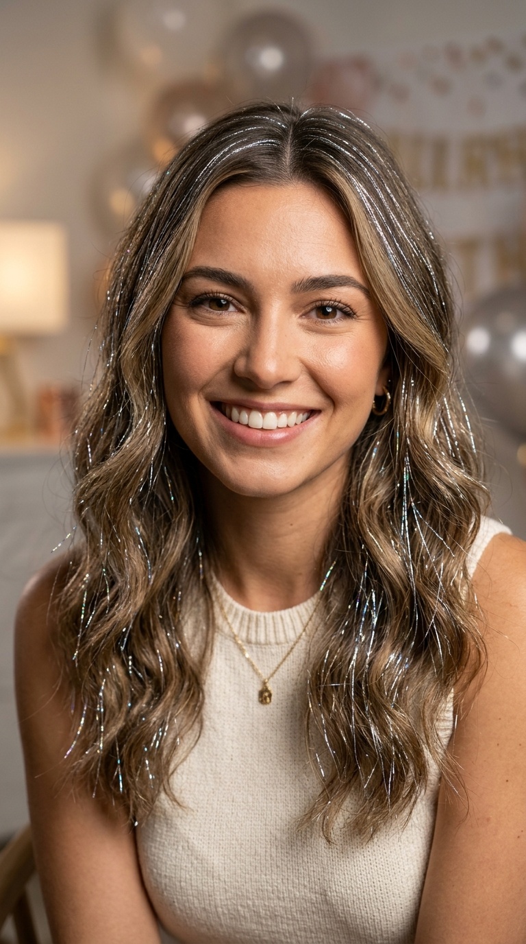 Shimmering Hair Tinsel