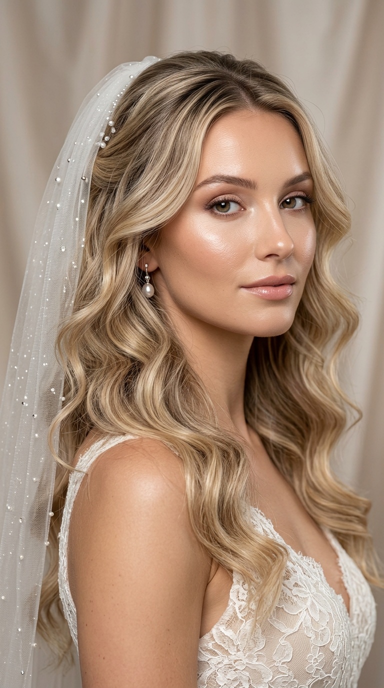 Shimmering Veil Over Waves