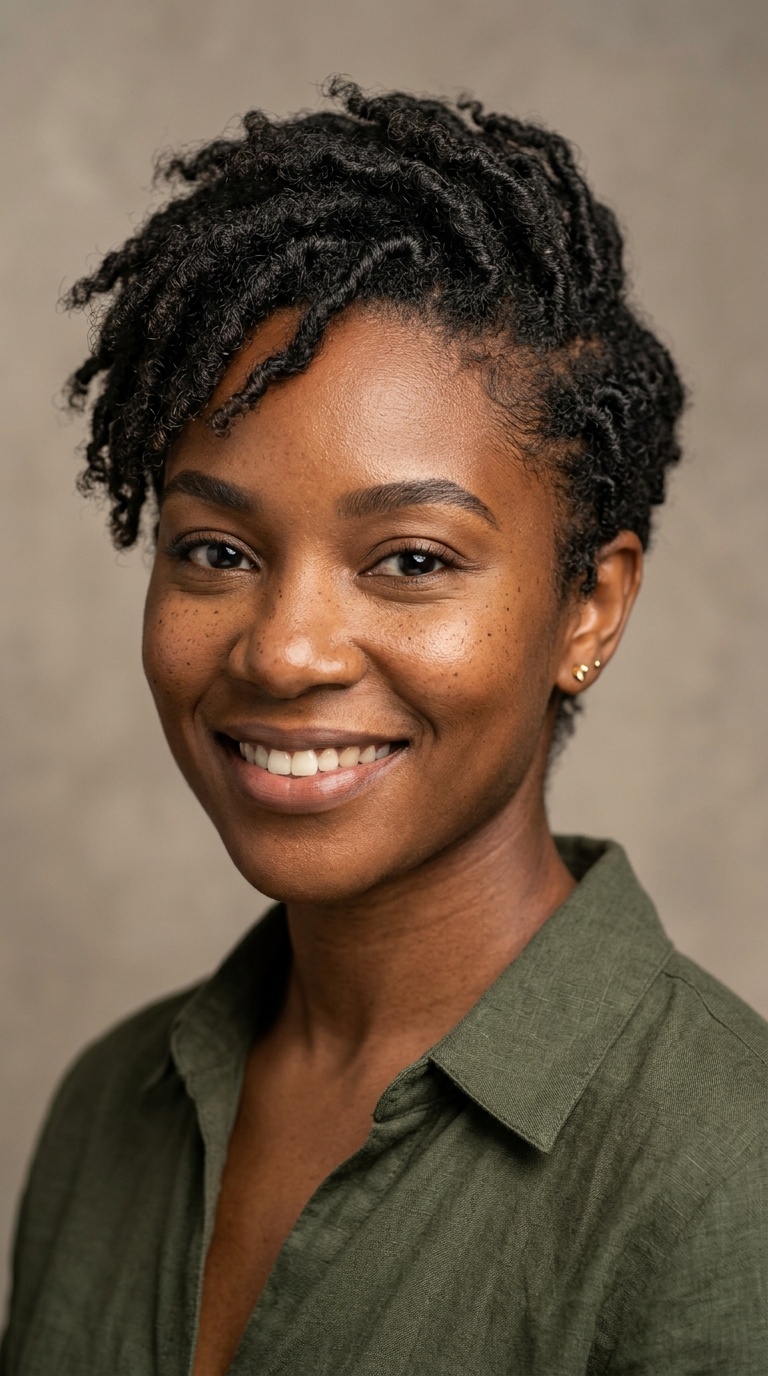 Short and Spunky Pixie Locs