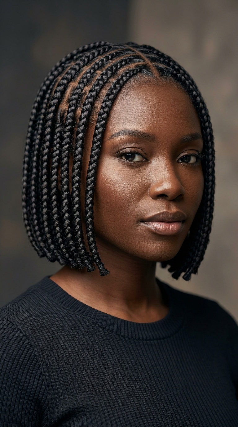 Short Bob Stitch Braids