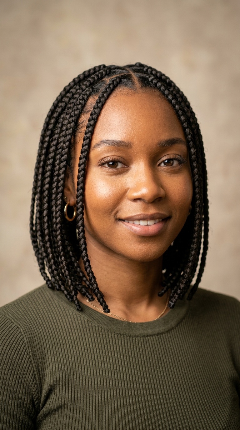 Short Box Braids