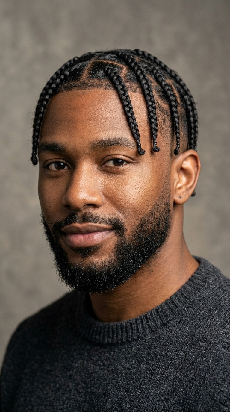 Short Box-End Braids with Burst Taper