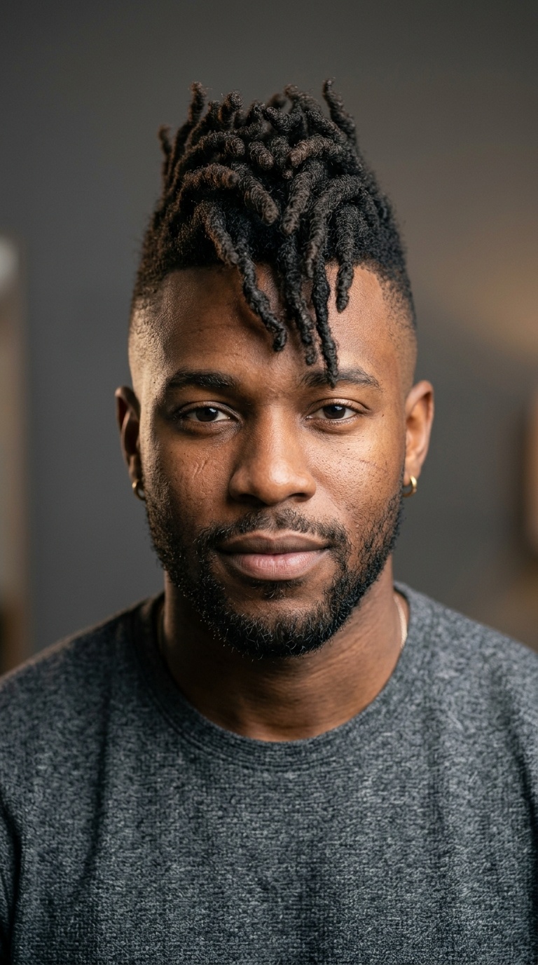 Short Mohawk Dreads