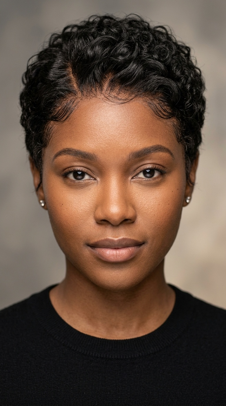 Short Pixie Cut with Lace Front