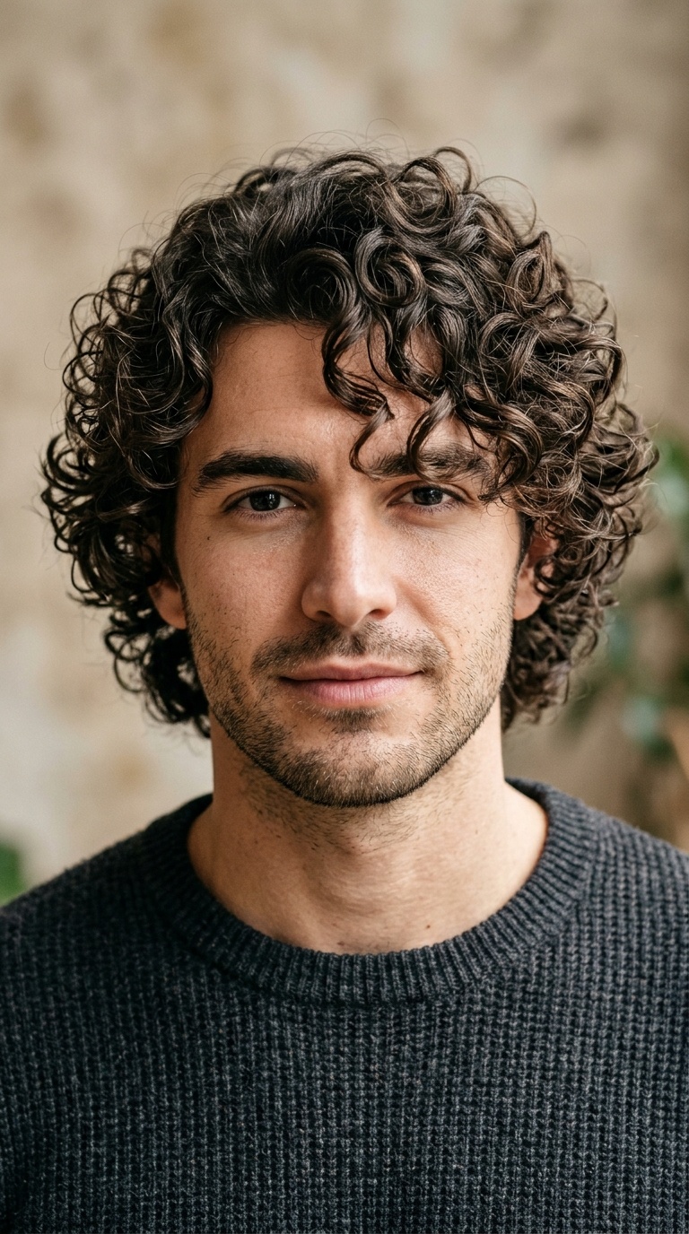 Short Shag for Loose Curls