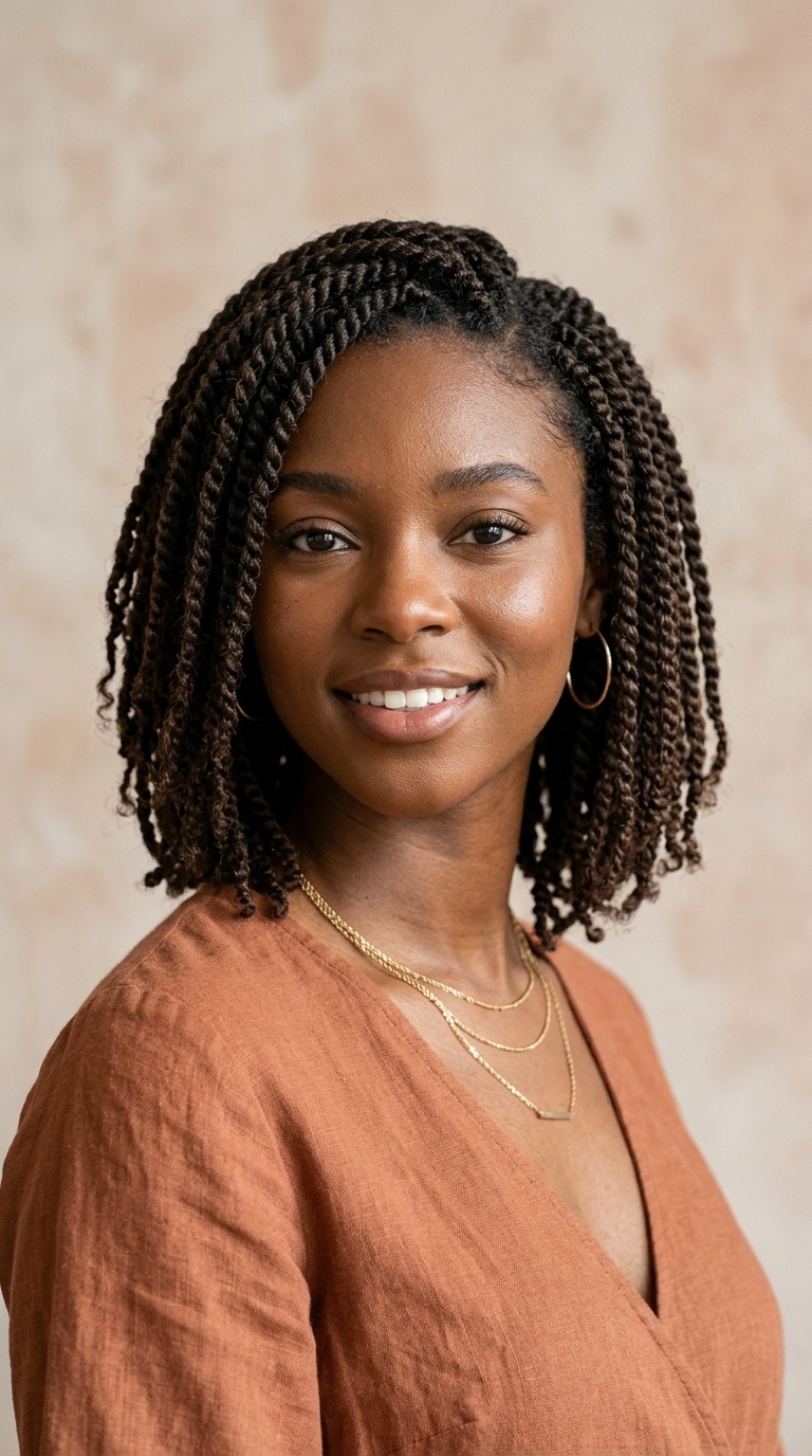 Shoulder-Length Bob Twists
