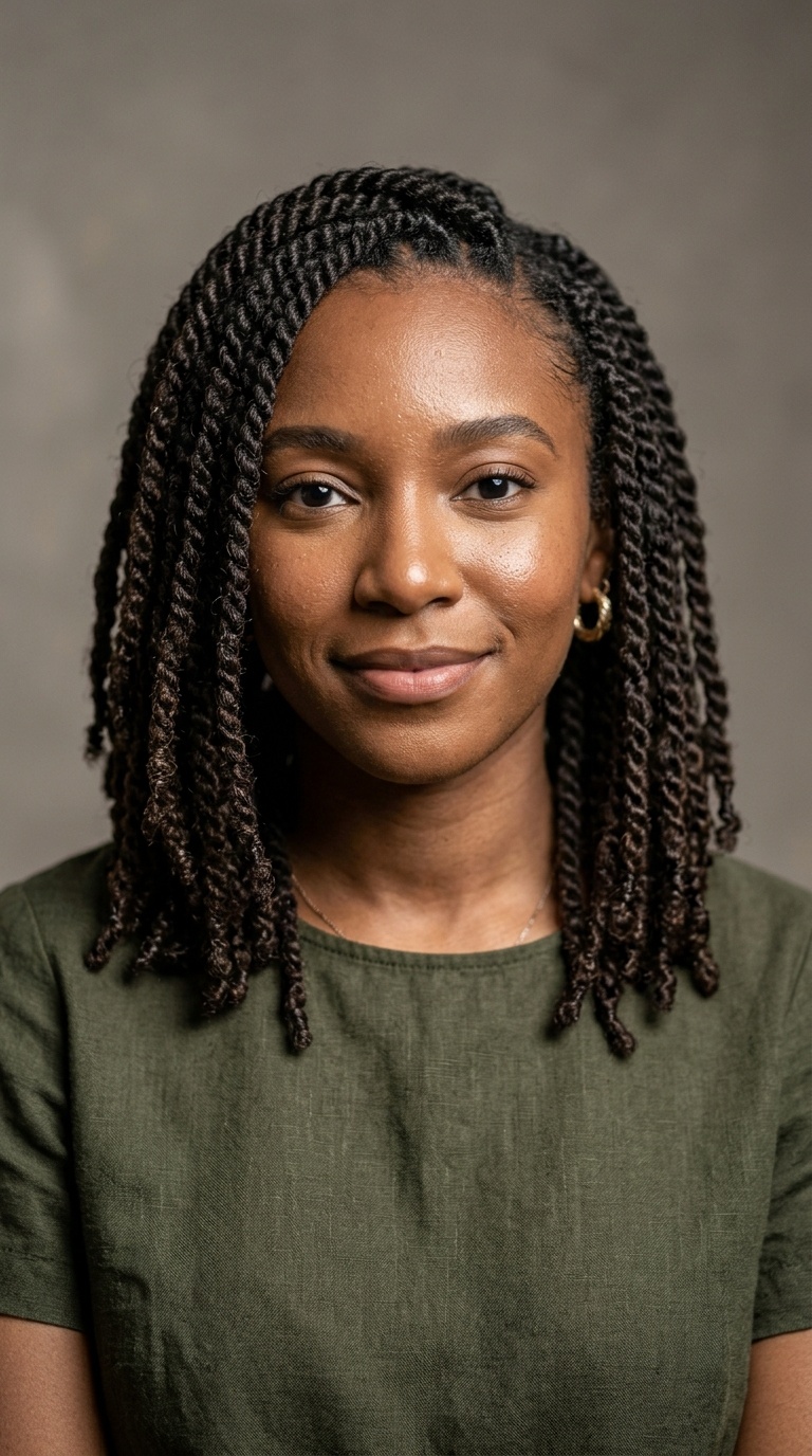 Shoulder-Length Bob Twists