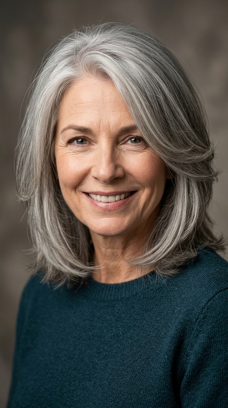 Shoulder-Length Face-Framing Layers