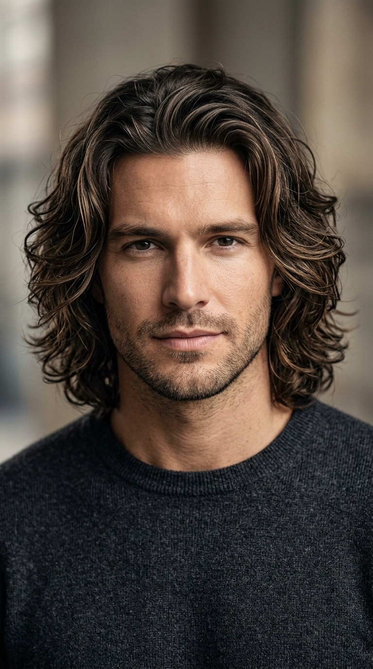 Shoulder-Length Layered Flow