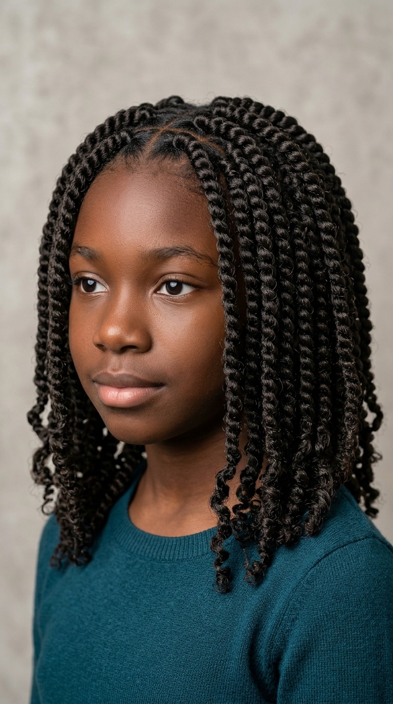 Shoulder-Length Passion Twists