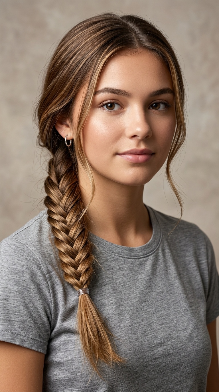 Side Fishtail Braid