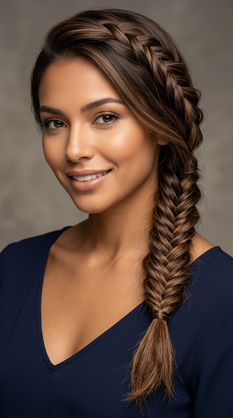 Side Fishtail Braid