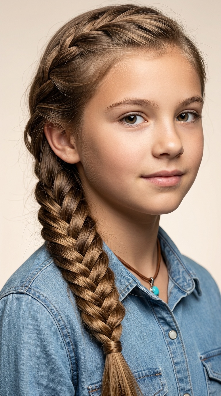 Side Fishtail Braid