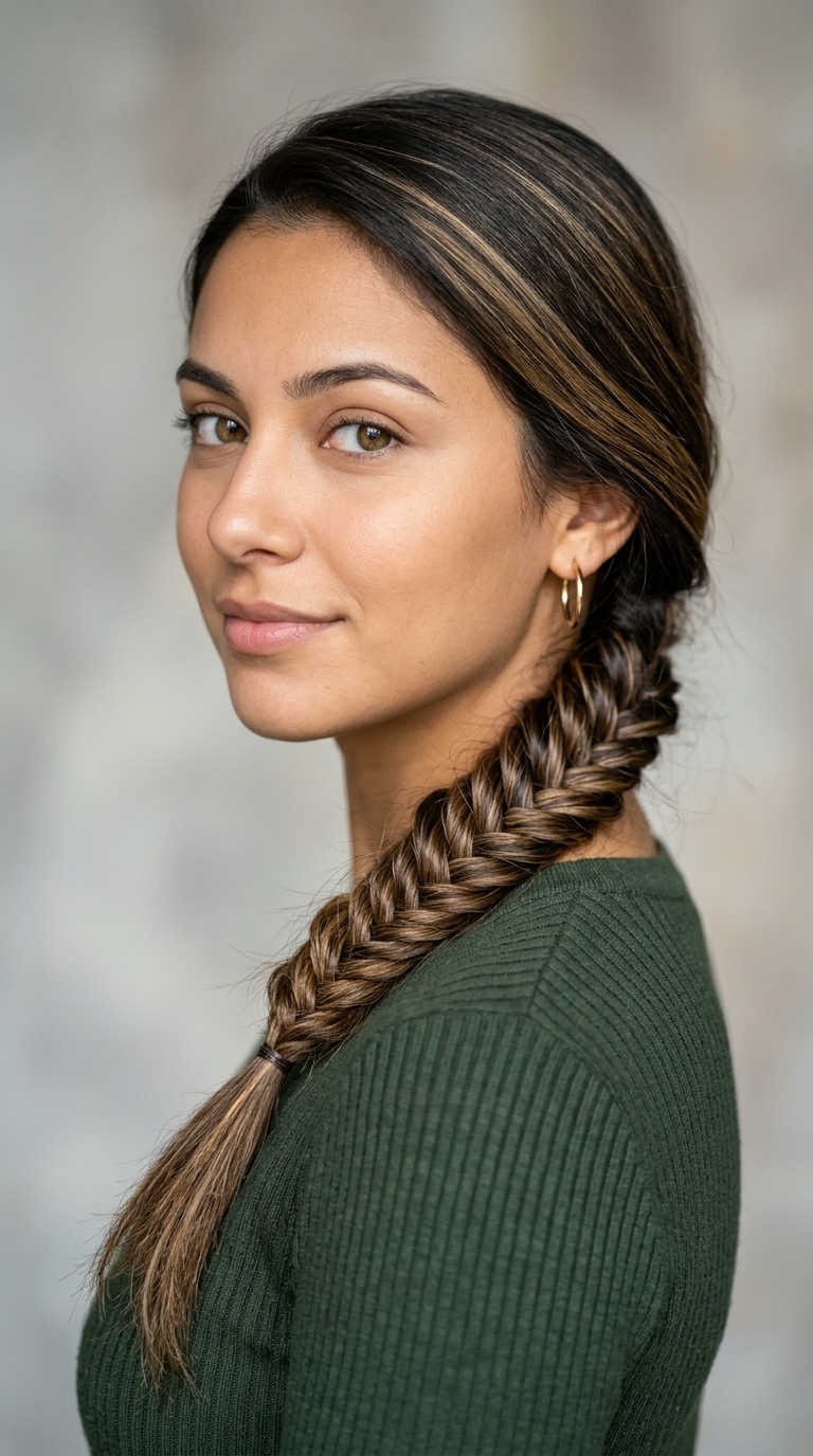Side Fishtail Braid